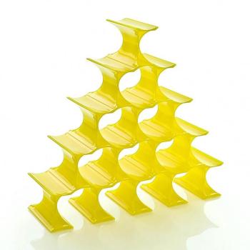 Infinity - Porte-bouteilles - jaune polypropylène Infinity - Porte-bouteilles