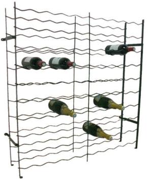 Casier métallique à bouteilles - 100 cases