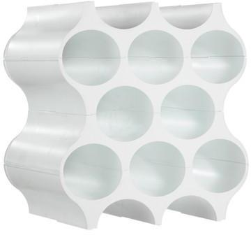 Koziol - Casier à bouteilles Set-Up, solide blanc