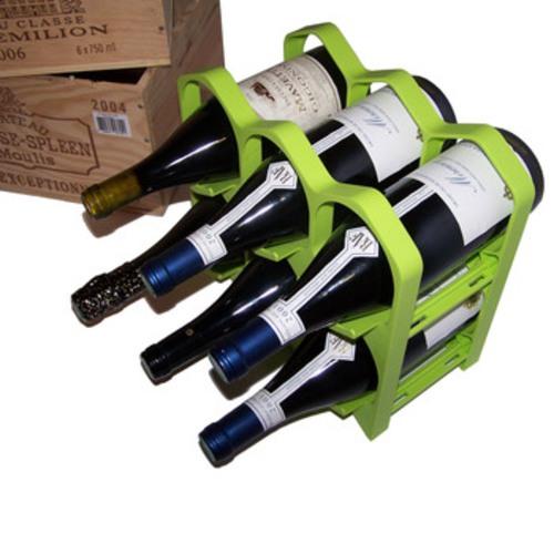 Casiers 6 bouteilles - Vert Kiwi Casiers 6 bouteilles - Vert