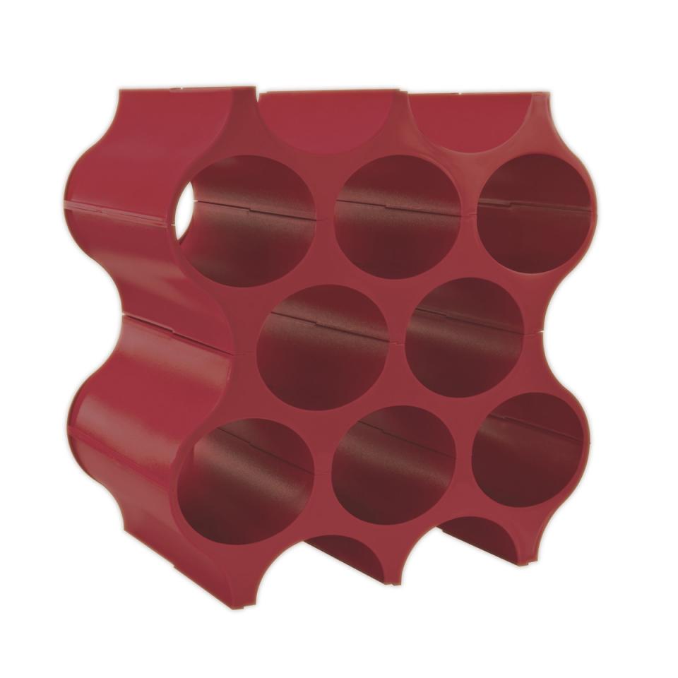 Koziol - Casier à bouteilles Set-Up, rouge framboi