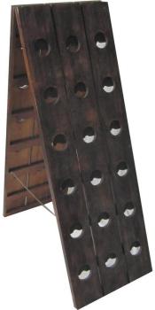 Rangement de cave 36 bouteilles en bois