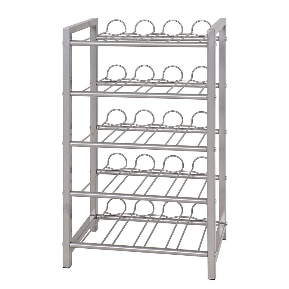 Range-bouteilles Dundalk 0,5L - Couleur aluminium