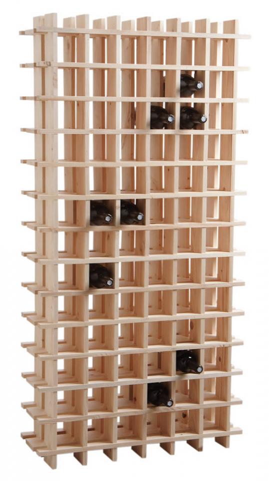Casier à vin en bois 78 bouteilles