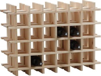 Casier à vin en bois 24 bouteilles