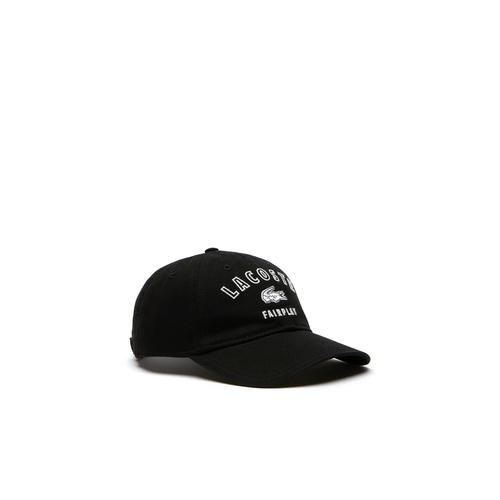 Casquette Lacoste en gabardine de coton