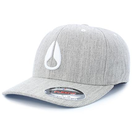 Nixon - Casquette Fitted Deep Down Athle Gris