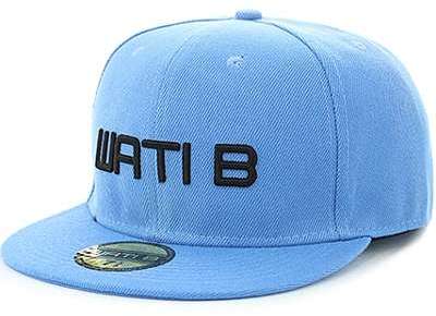 Wati B - Casquette Fitted 03672 Bleu Turquoise
