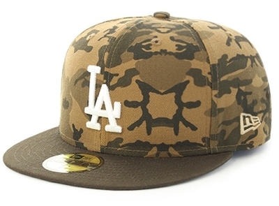 New Era - Casquette Fitted Camo Team Los Angeles D