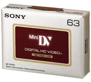 SONY Cassette Mini DVM 63 HDV