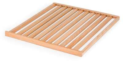 Klarstein Grille de rangement clayette en bois pou