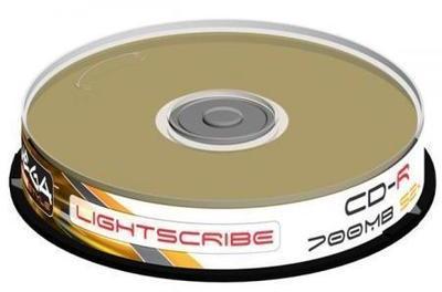CD-R 80 700Mo 52x OMEGA LightScribe cloche de 10 pièces CD-R 80 700Mo 52x OMEGA LightScribe
