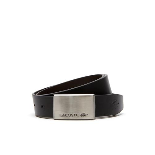 Coffret cadeau ceinture réversible en cuir lisse 2