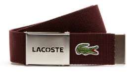 Ceinture en toile plaque perforée Lacoste