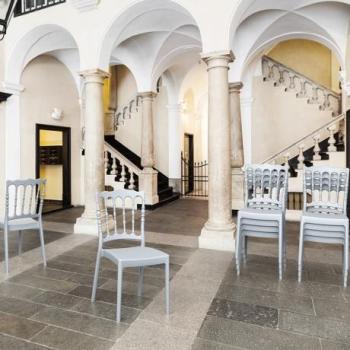 Chaise de jardin Napoléon III en polypropylène - N
