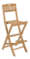 CHAISE PLIANTE DE BAR DE JARDIN EN TECK - Collecti