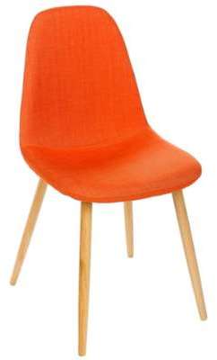 Chaise - Lot de 4 - Nokas - Orange - AC-DÉCO