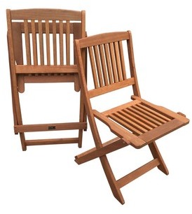 Chaise jardin pliante en bois exotique - Maple - M