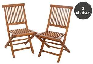 CHAISE DE JARDIN PLIANTE EN TECK - Collection Lant
