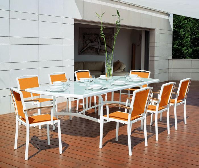 Chaise de jardin Neptune blanche