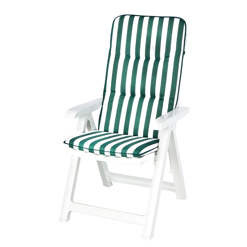 Chaise de jardin Santiago - Pliante - Avec coussin