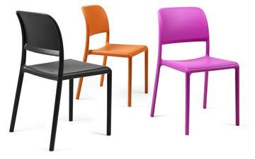 Chaise de jardin colorée & design Riva Bistrot NAR