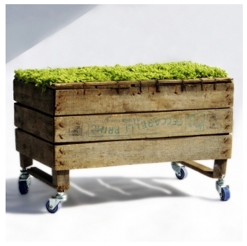 Assise de design moderne en matériaux recyclés Sca