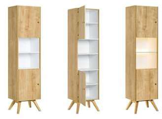 VITRINE DE RANGEMENT DESIGN SCANDINAVE - Collectio