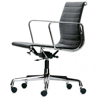 EA 117 Aluminium Chair - Chaise de bureau - cuir n