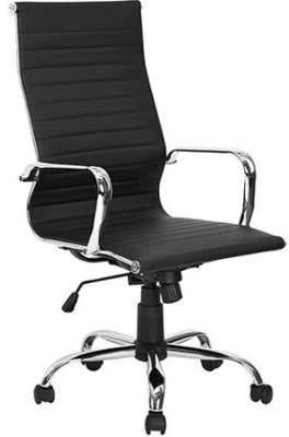 Chaise de bureau design avec roulettes - Simili cu