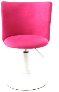 Chaise de bureau enfant rose et blanche NEW MARCHA