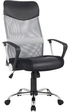 Chaise de bureau pivotante gris/noir H-935-6/2061