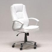 Chaise de bureau sur roulettes avec accoudoirs L69
