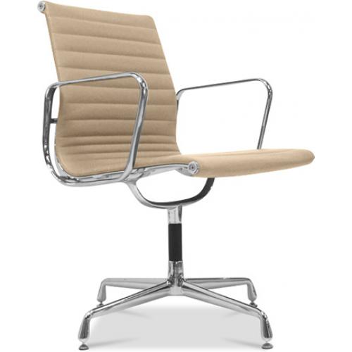 Chaise de bureau T8 -Cuir Premium Taupe