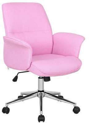 Chaise de bureau rose 0704M/3673