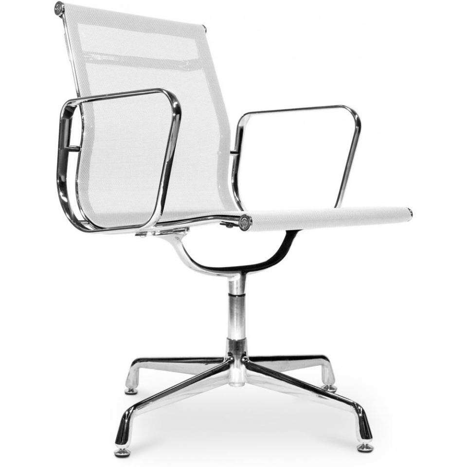Chaise de bureau T8 -Tissu Blanc