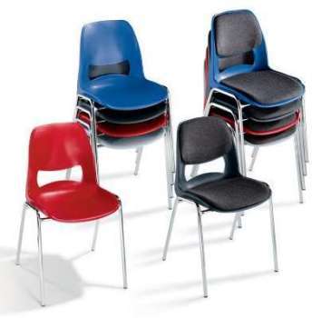 Chaise à coque en polypropylène - sans rembourrage