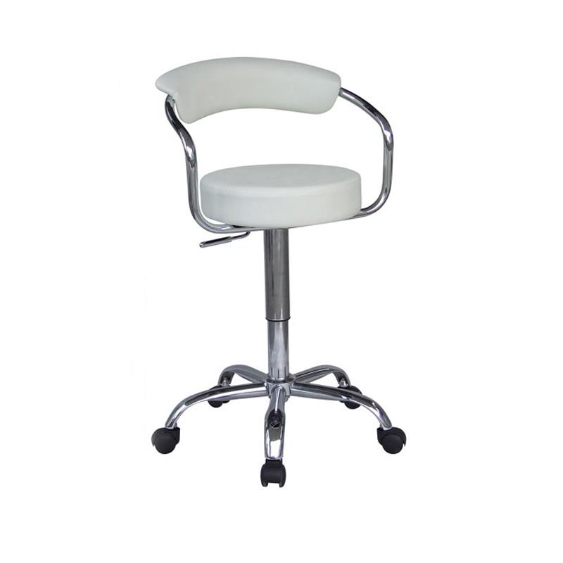 Tabouret à roulettes / de travail blanc M-95026/5