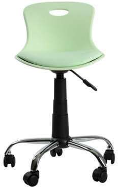 Chaise de bureau enfant verte tilleul Vert