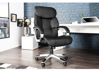 Chaise de bureau moderne en simili cuir coloris no