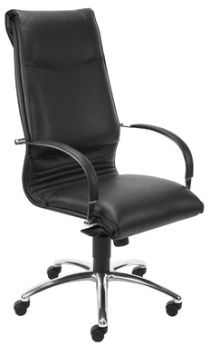 NS-ARTUS Siège de bureau cuir accoudoir tapissé