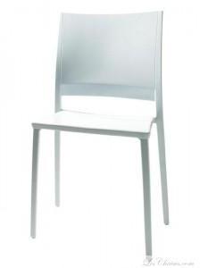 Chaise de cuisine design blanche magic.