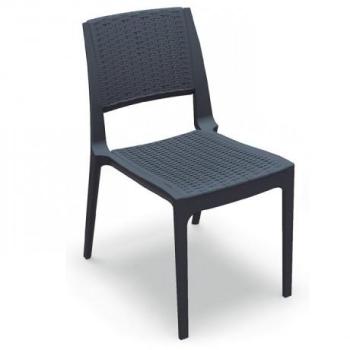 Chaise en résine tressée empilable - Verona