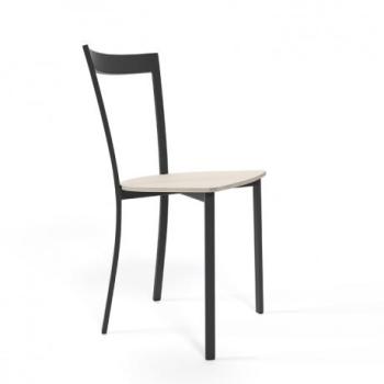 Chaise de cuisine métal et bois - Spirit