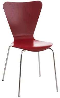 CLP Chaise Calisto metal rouge 45 cm