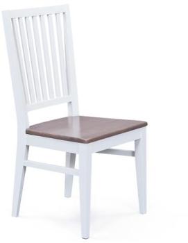 Lot de 2 chaises contemporaines en pin massif colo