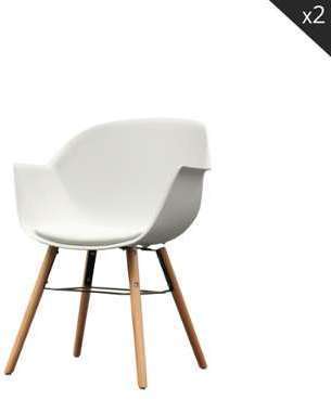 Lot de 2 chaises design Wiseman