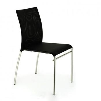 Chaise de cuisine en métal et batyline - Jenny