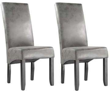 Lot de 2 Chaises Scandinaves de Salle à Manger Mic