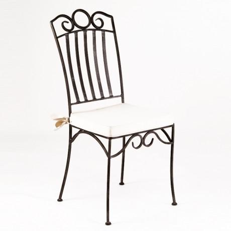Chaise en fer forgé Luna